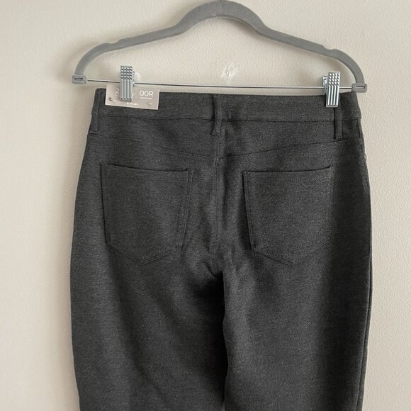 Chicos Women Sz 00R US 2R Gray Ponte Knit Stretch Slim Leg Dress Pants NWT - Picture 6 of 9